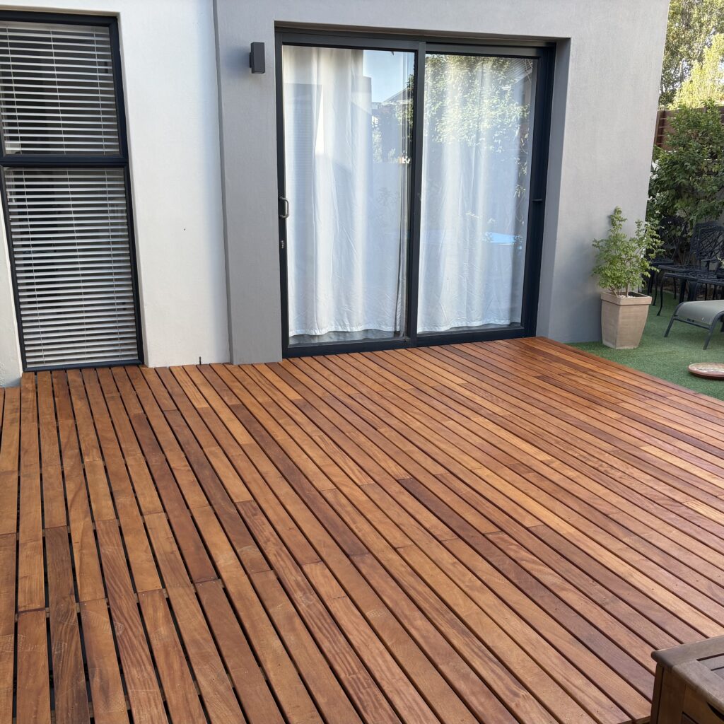 Wooden Garapa Deck